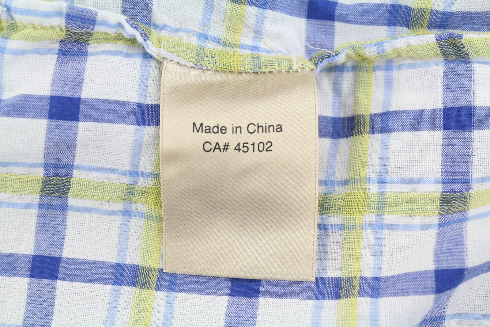SCOTCH & SODA Men Shirt ~M Casual Plaid Print Button-Up Spread Collar