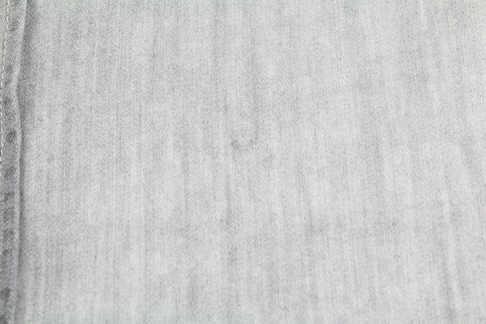 HUGO BOSS EdaE Men Shirt L Light Grey Washed Snap Button Western Collar