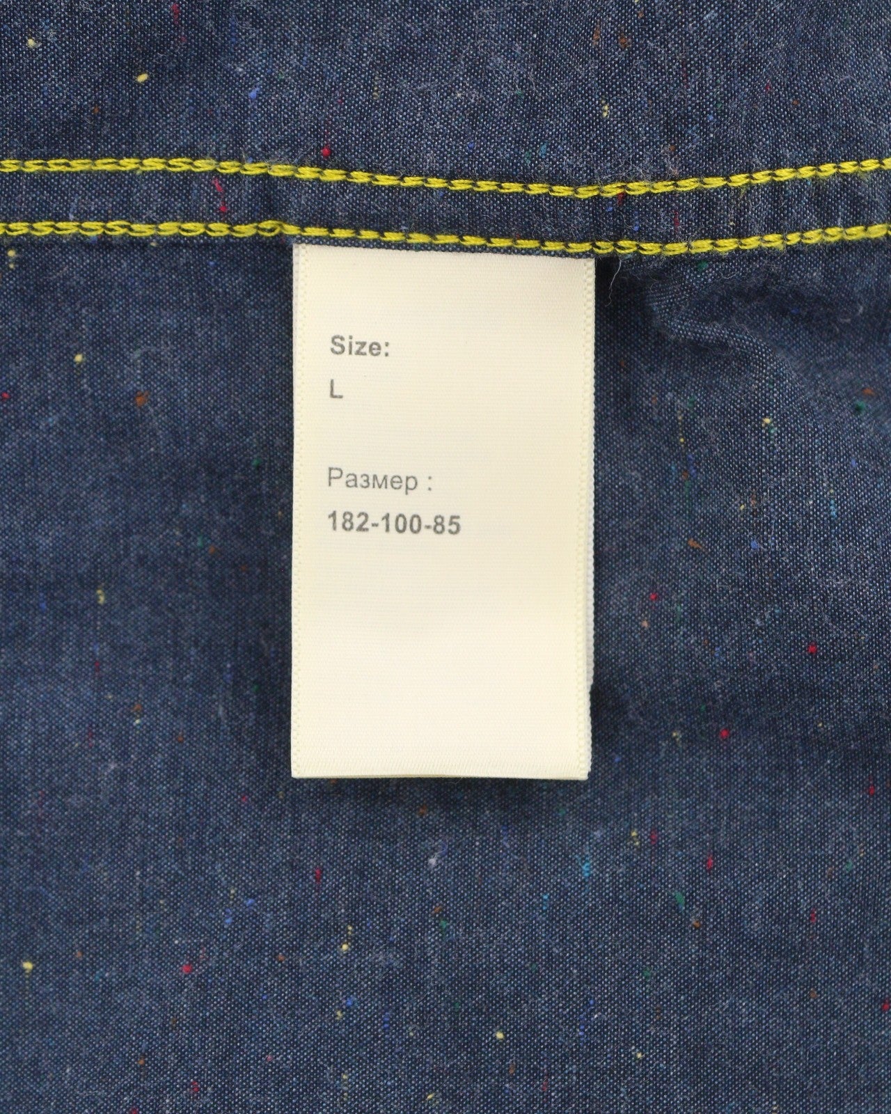 LEE Button Down Men Shirt L Dark Blue Print Patch Pocket Logo Casual