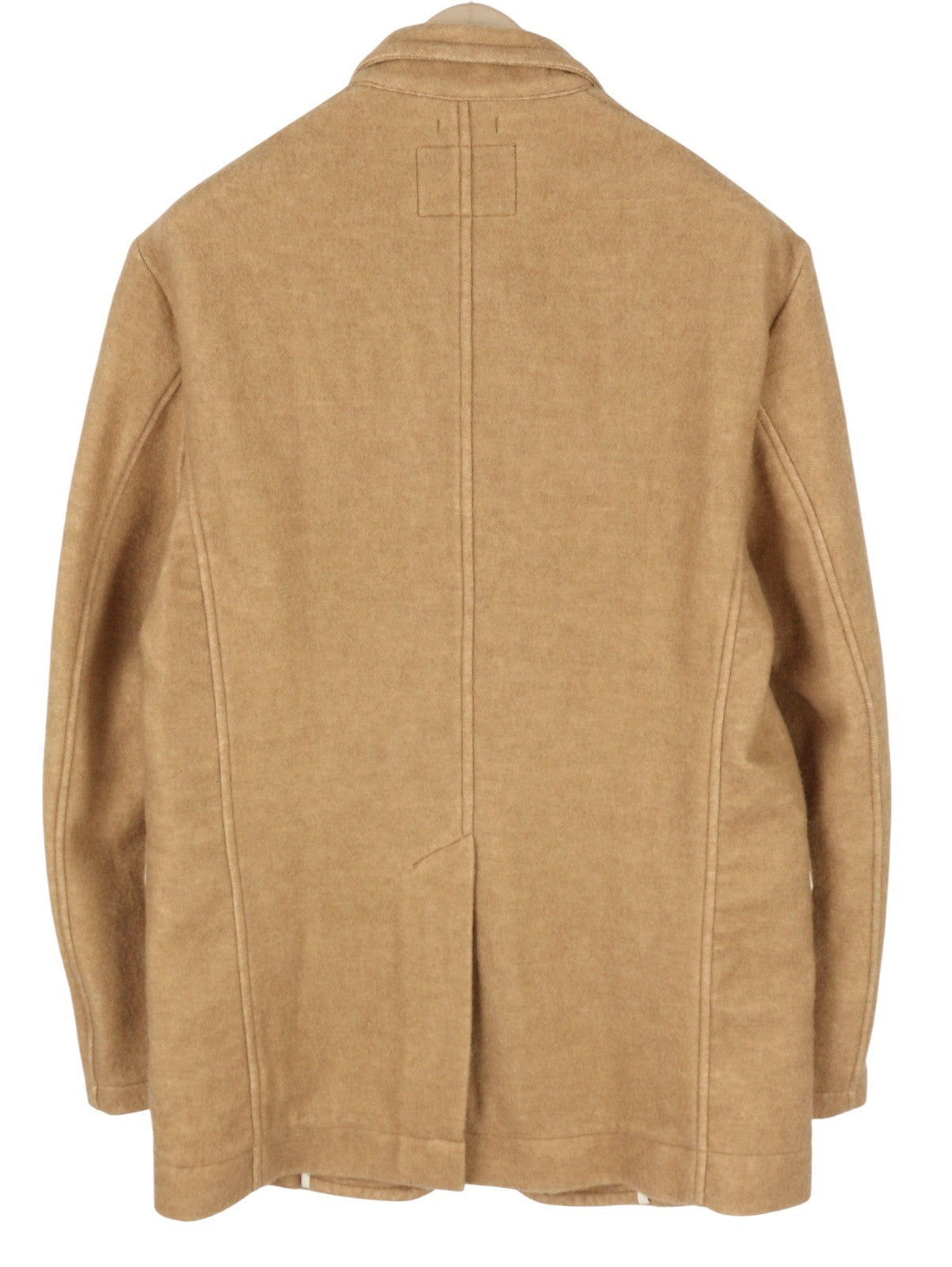 R13 Ragged Women Blazer S Camel Blend Oversized Single Breasted RRP1295