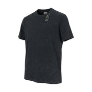 DIESEL T-Just-Slits-B65 Men T-Shirt S Dark Blue Crew Neck Wash Effect