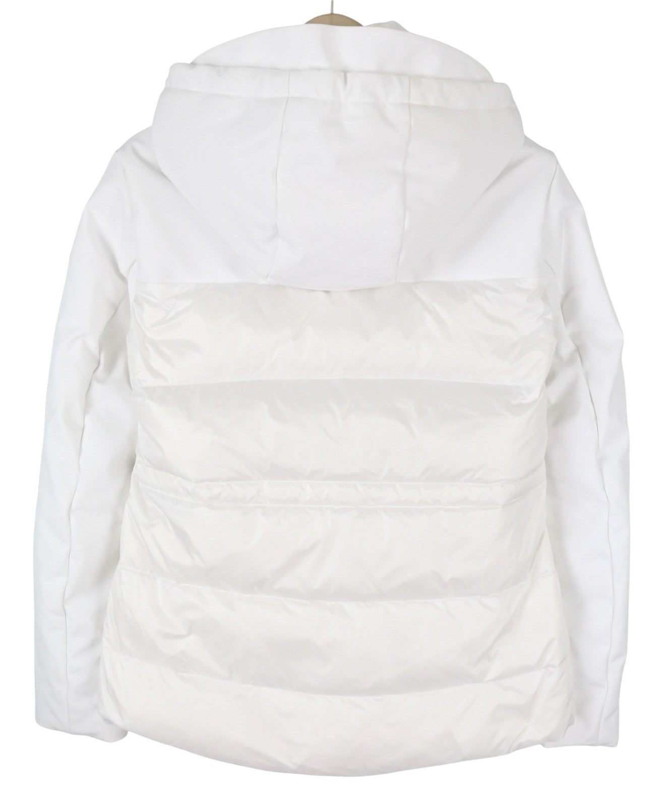 WOOLRICH Soft Shell Down Hybrid Women Jacket S White Quilted RRP520