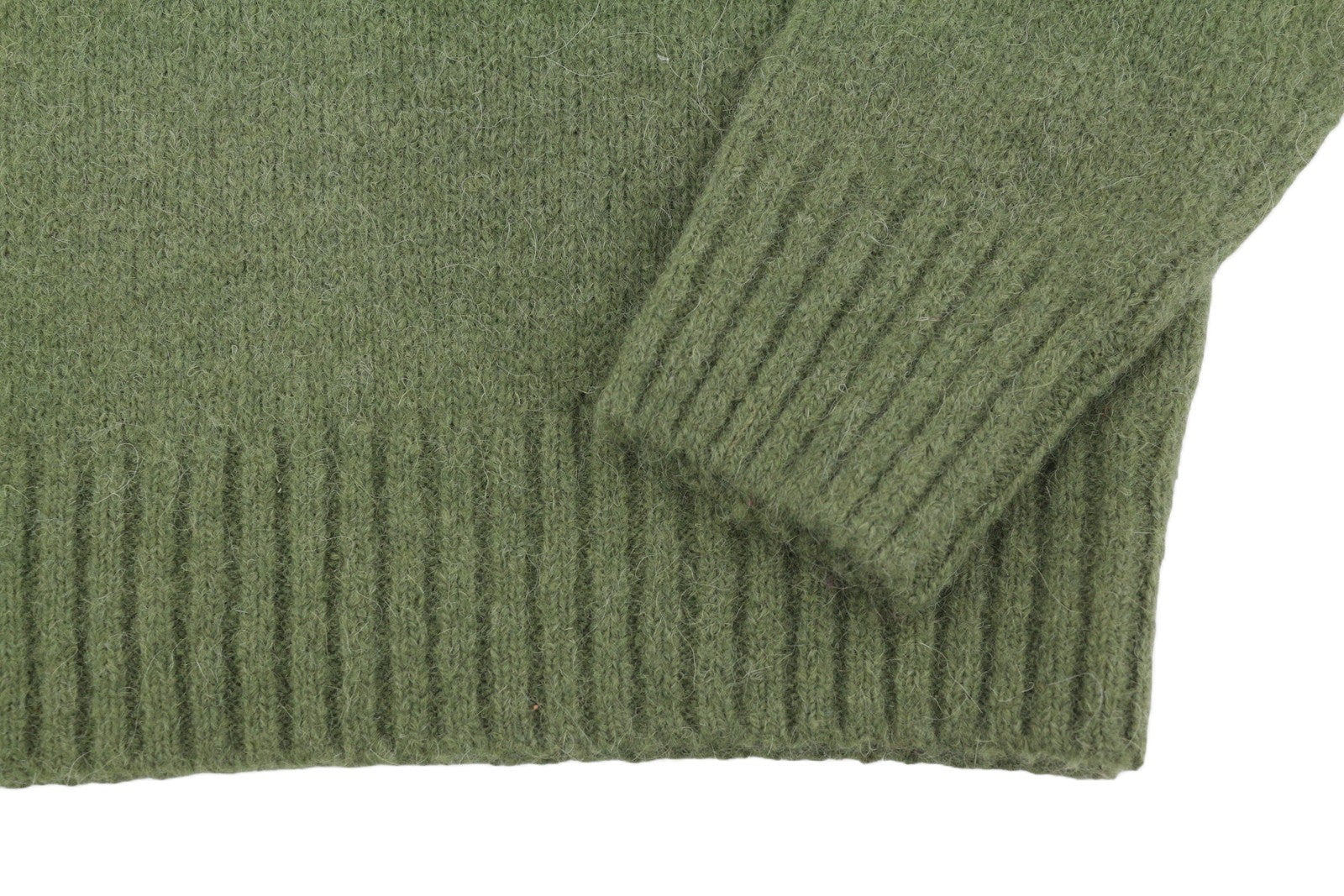 RALPH LAUREN Classics New Olive Men Jumper M Wool Alpaca Melange Pullover