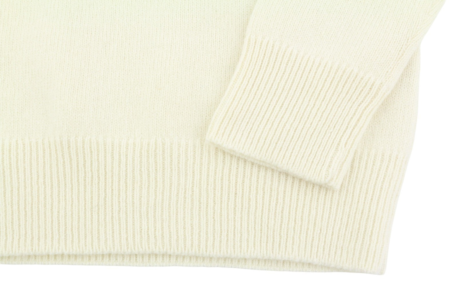 RALPH LAUREN Classics Cream Men Jumper 2XL Wool Blend Polo Pull On RRP220