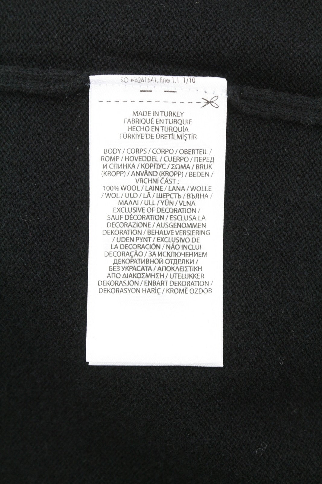 RALPH LAUREN Classic Men Jumper 2XL Black Wool Half Zip Collar Pull On RRP239