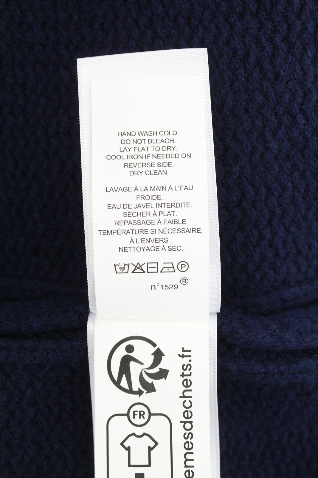RALPH LAUREN Echo Men Jumper M Blue Wool Cashmere Fine Knit Pull On RRP399