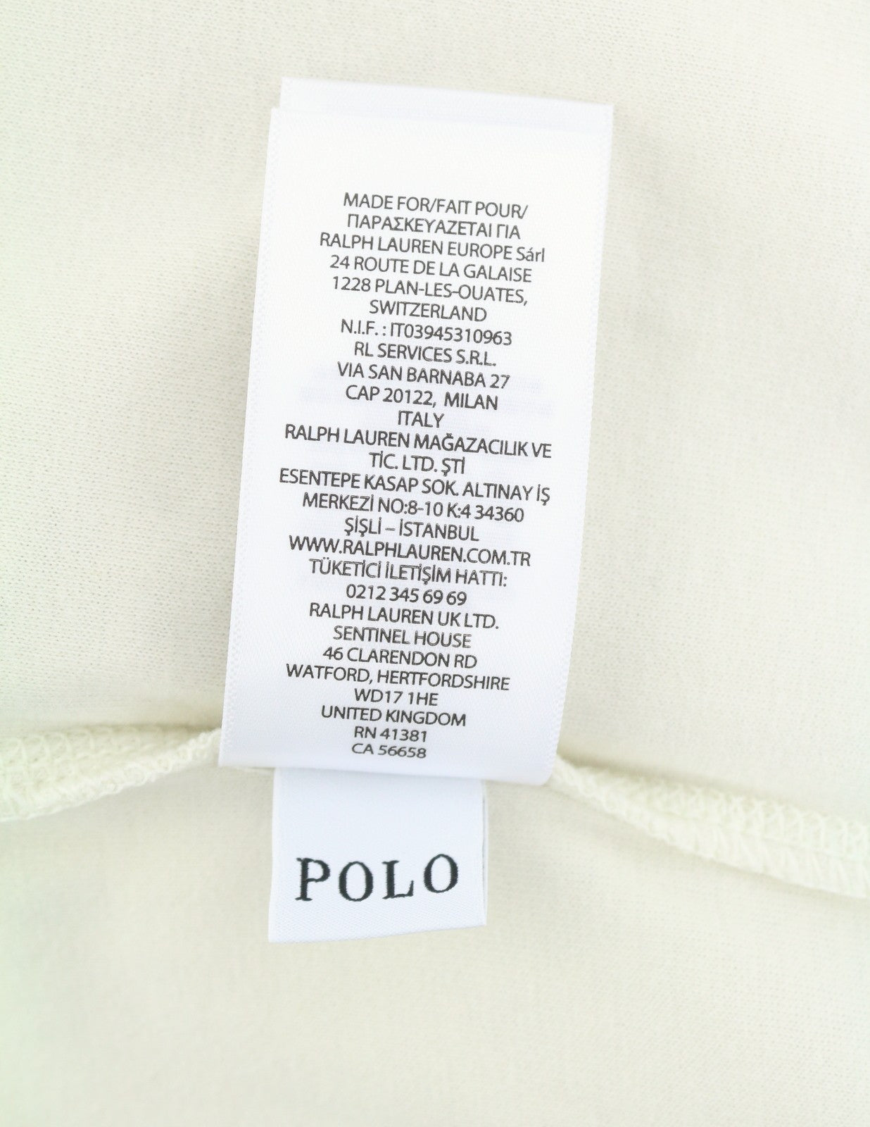 RALPH LAUREN Men Sweatshirt 2XL Cream High Neck Half Zip Logo Pull On RRP199