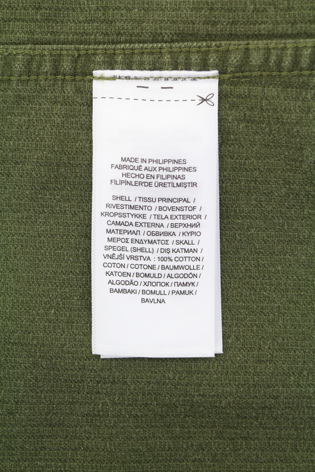 RALPH LAUREN Men Shirt M Green Corduroy Button-Up Logo Patch Pocket Overshirt