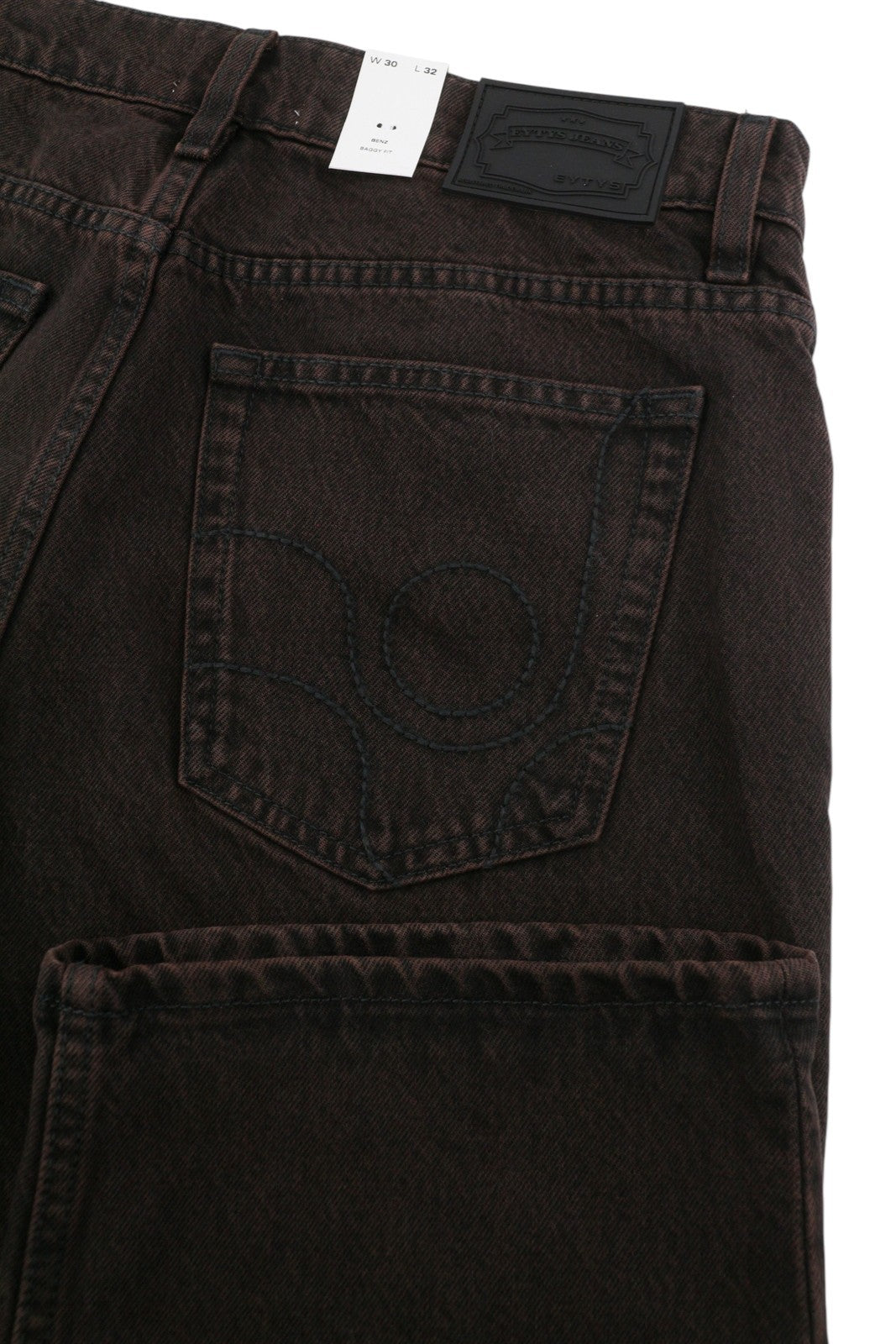 EYTYS Benz Sepia Baggy Fit Women Jeans W30/L32 Brown Faded Men Unisex RRP370
