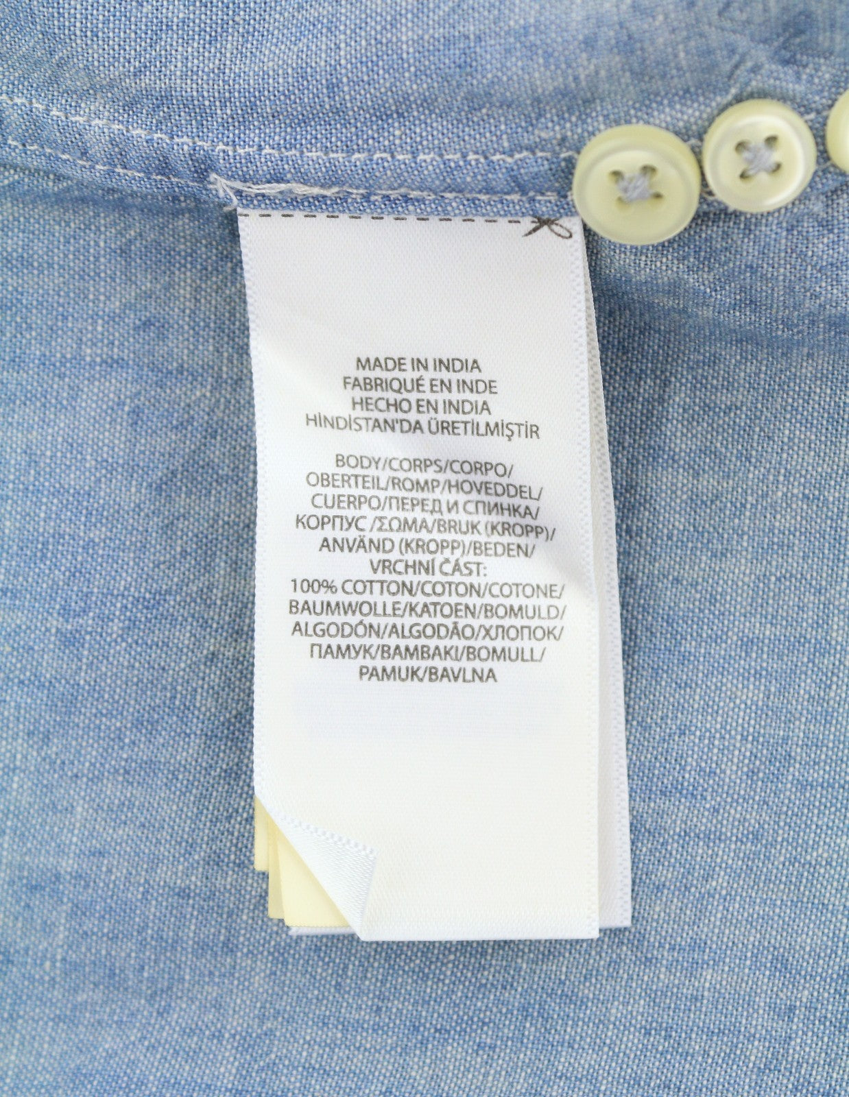 RALPH LAUREN Core Replen Men Shirt S Blue Custom Faded Button-Down RRP159