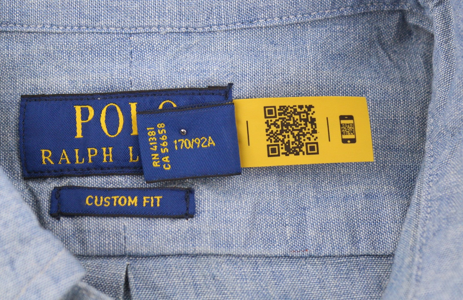 RALPH LAUREN Core Replen Men Shirt S Blue Custom Faded Button-Down RRP159