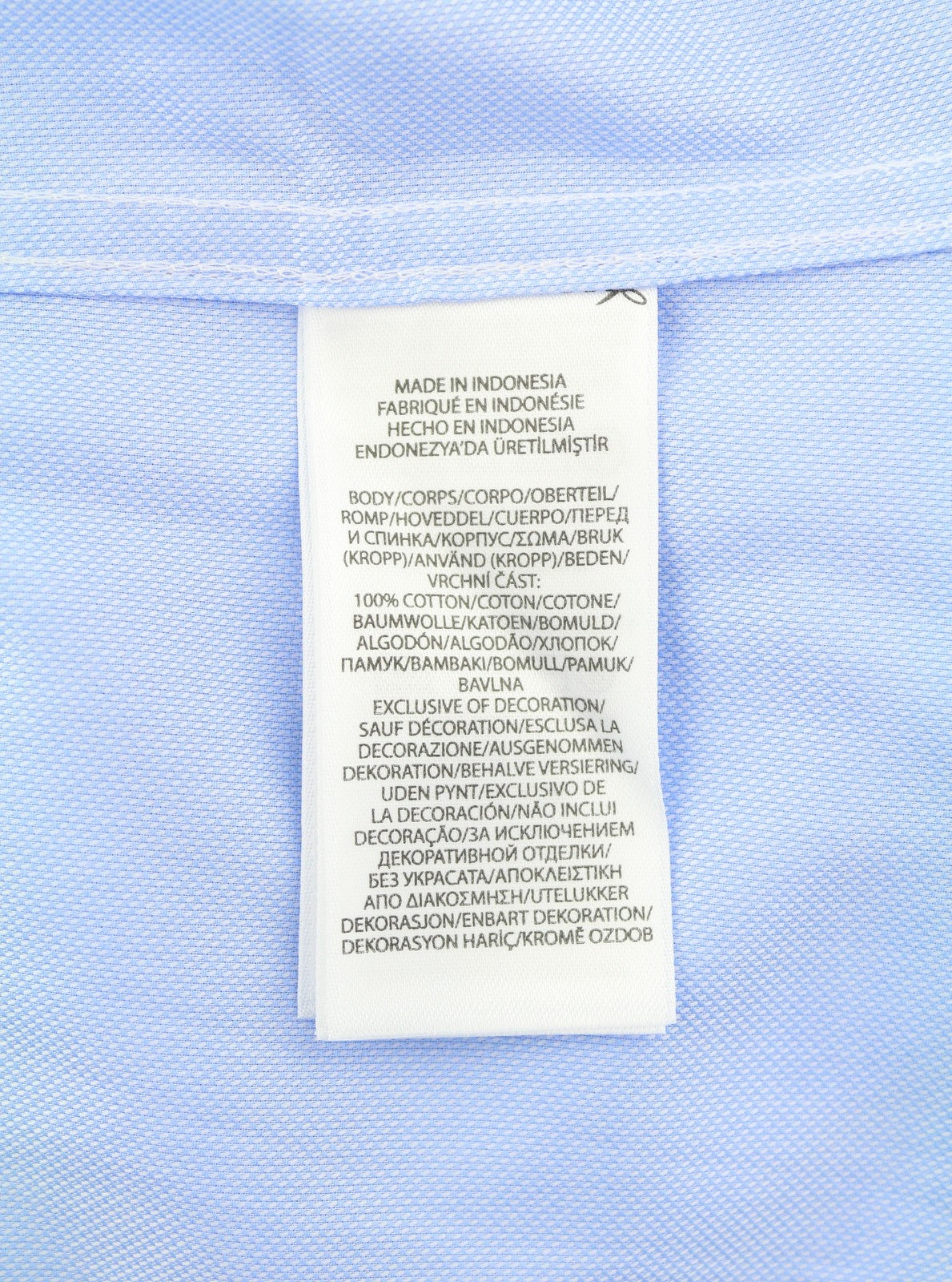 RALPH LAUREN Men Formal Shirt 17 Blue Slim Fit Cutaway Button-Up RRP149