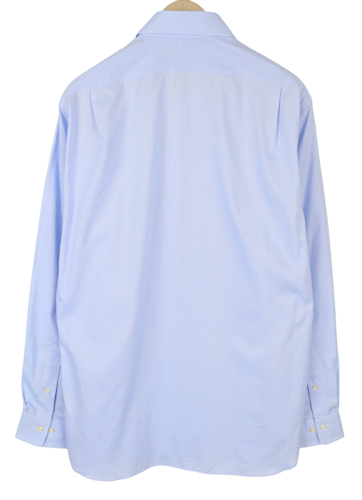 RALPH LAUREN Men Formal Shirt 17 Blue Slim Fit Cutaway Button-Up RRP149