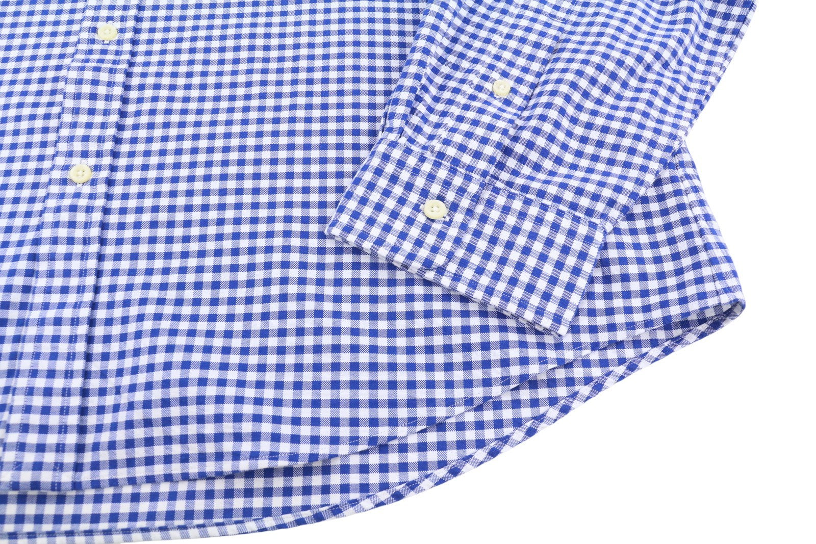 RALPH LAUREN Core Replen Men Shirt 2XL Blue Check Casual Button-Down RRP159
