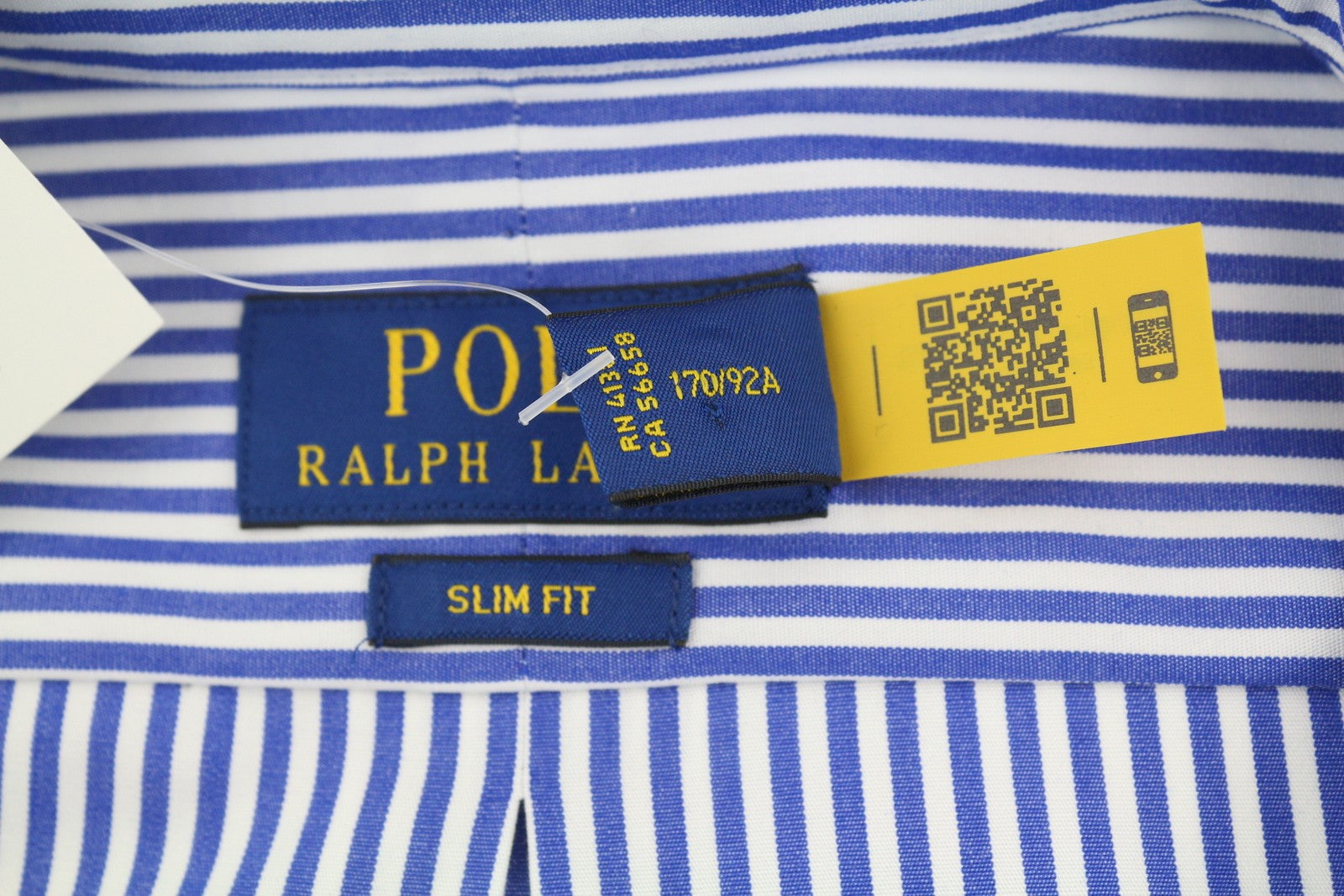 RALPH LAUREN Core Replen Men Shirt S Stretch Striped Custom Fit Button-Down