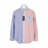 Blue Cotton Button-Up