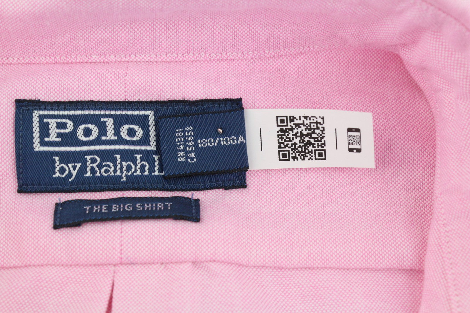 RALPH LAUREN Men Shirt L Pink Button-Down Pocket Logo Casual Wear