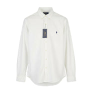 RALPH LAUREN Core Replen Men Shirt S White Button-Down Slim Fit RRP159