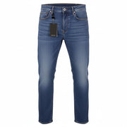 VICTORY GATE Denim Slim Fit Blue Collection Indaco Mid Men Jeans W30 Faded