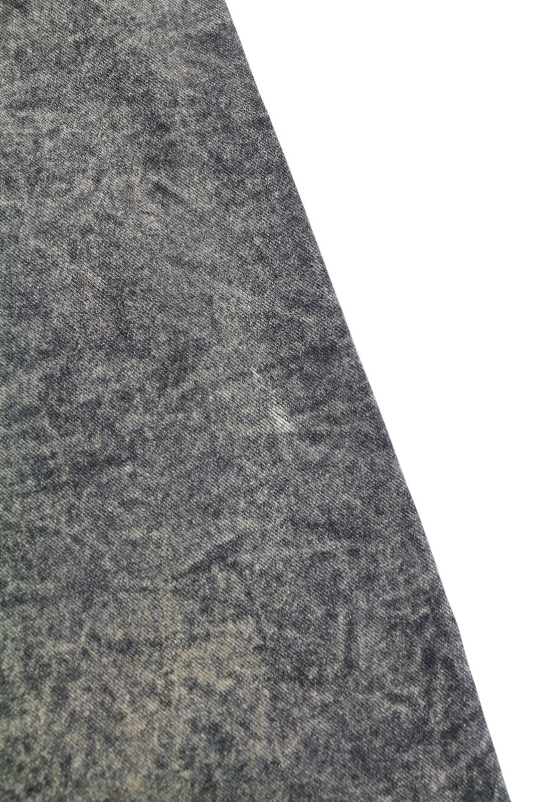 KHRISJOY moteriški džinsai W27 pilki, išblukinti, skalbti, tiesaus kirpimo, aukštu juosmeniu, užtrauktuku. 