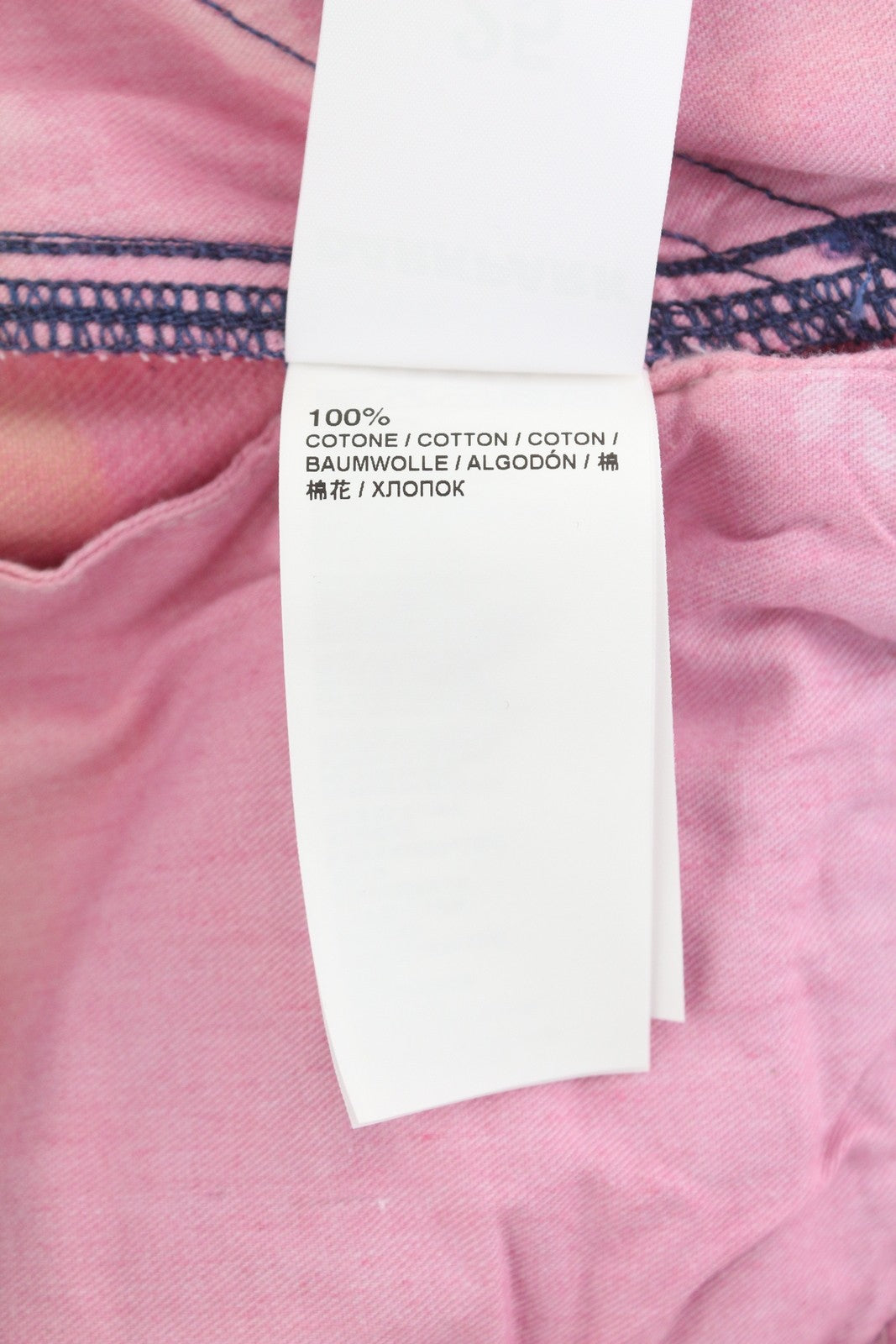 DARKPARK Vivi Cargo Denim moteriški džinsai 25 PB rožinės ir mėlynos spalvos plačių klešnių, laisvo kirpimo 