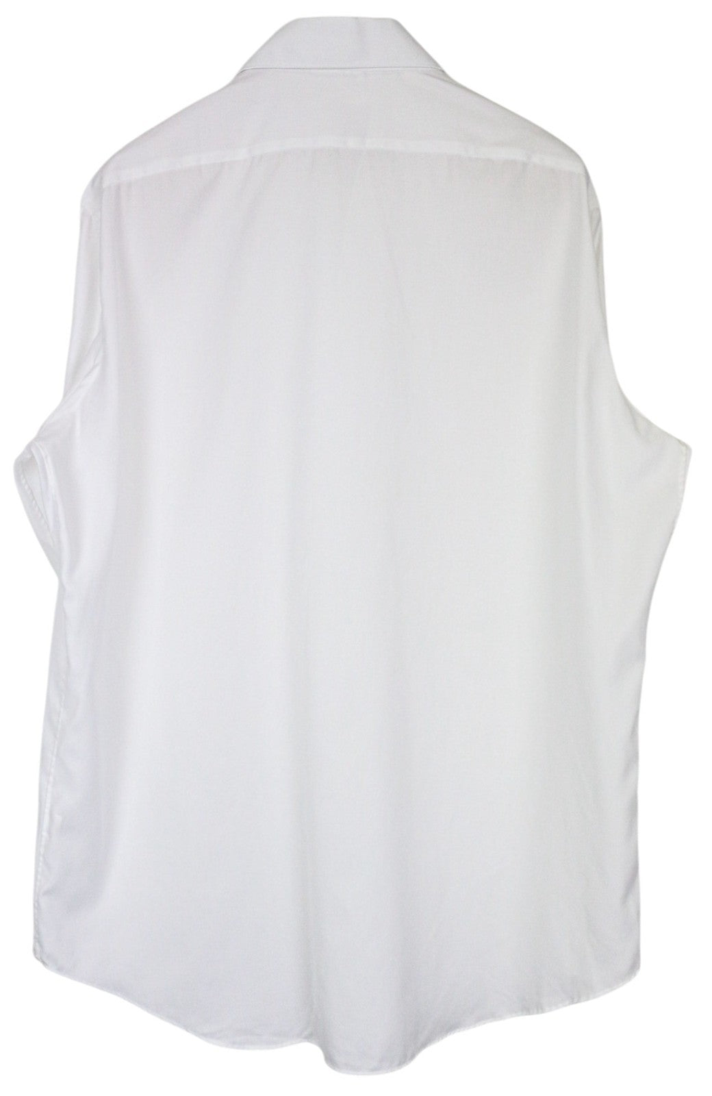 „SUITSUPPLY Traveller“ vyriški marškinėliai, 45/17 3/4 ploni, balti, medvilniniai, ilgomis rankovėmis 