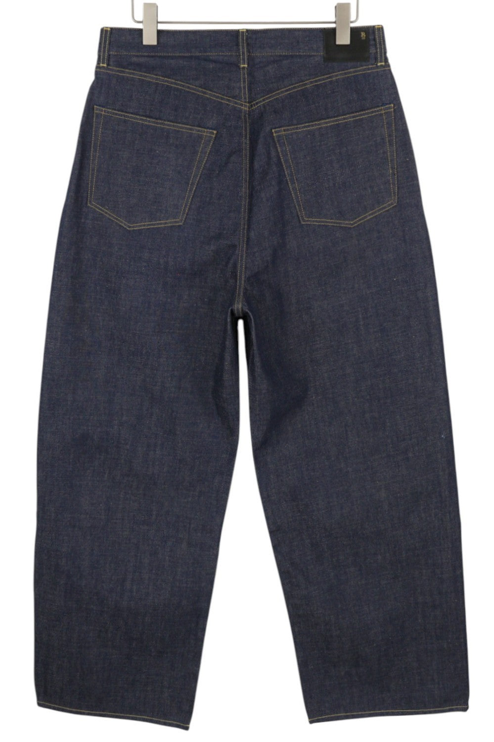 R13 Wayne džinsai su sąnariais ant kelių, 31 dydis, Hester mėlyni, klostuoti, laisvi, maišyti džinsai 