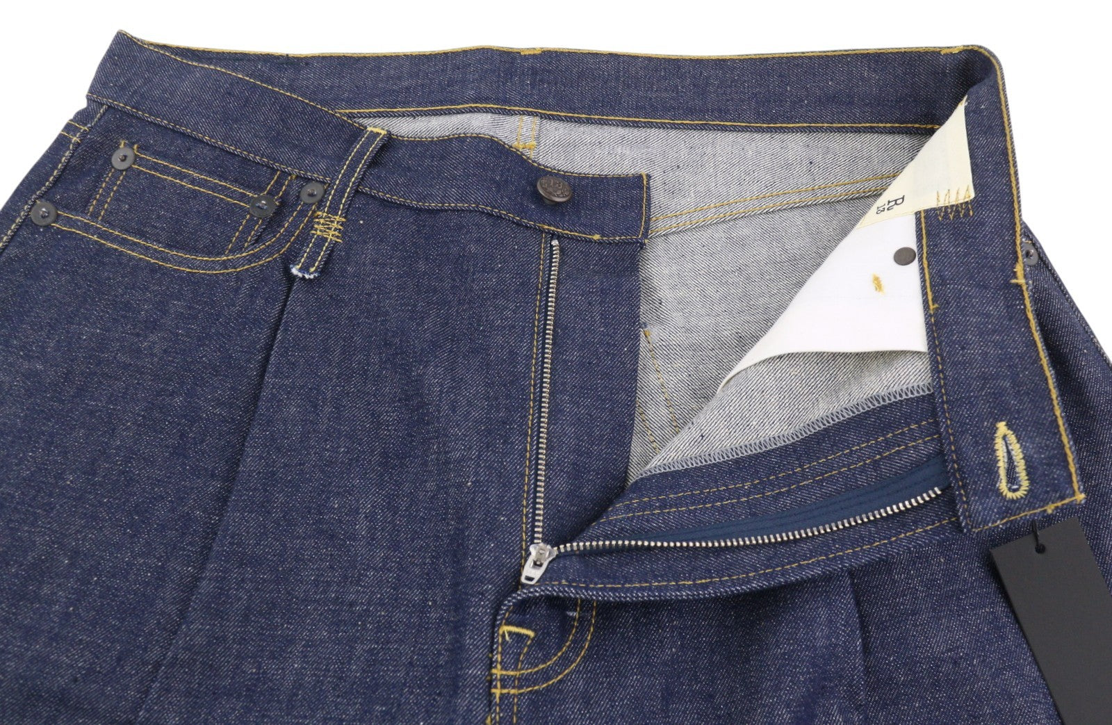 R13 Wayne džinsai su sąnariais ant kelių, 31 dydis, Hester mėlyni, klostuoti, laisvi, maišyti džinsai 