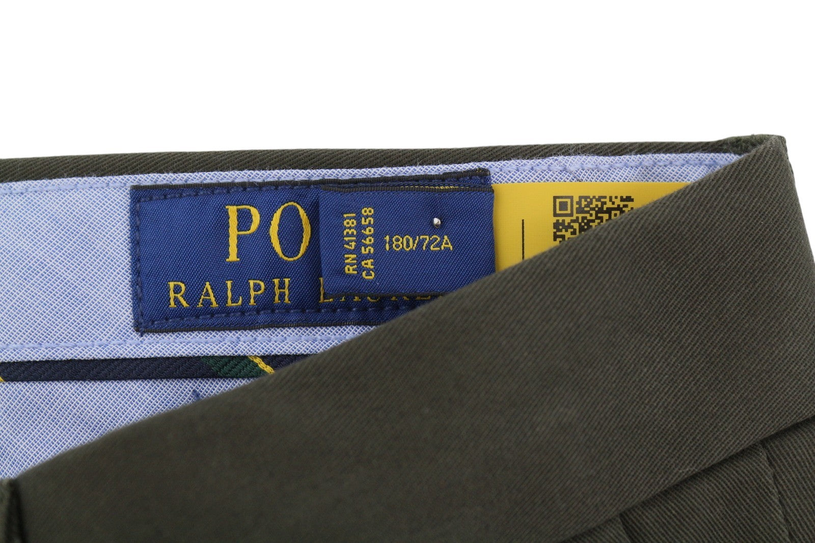 RALPH LAUREN Men Trousers W28/L34 Brown Stretch Slim Chino Low Rise RRP170