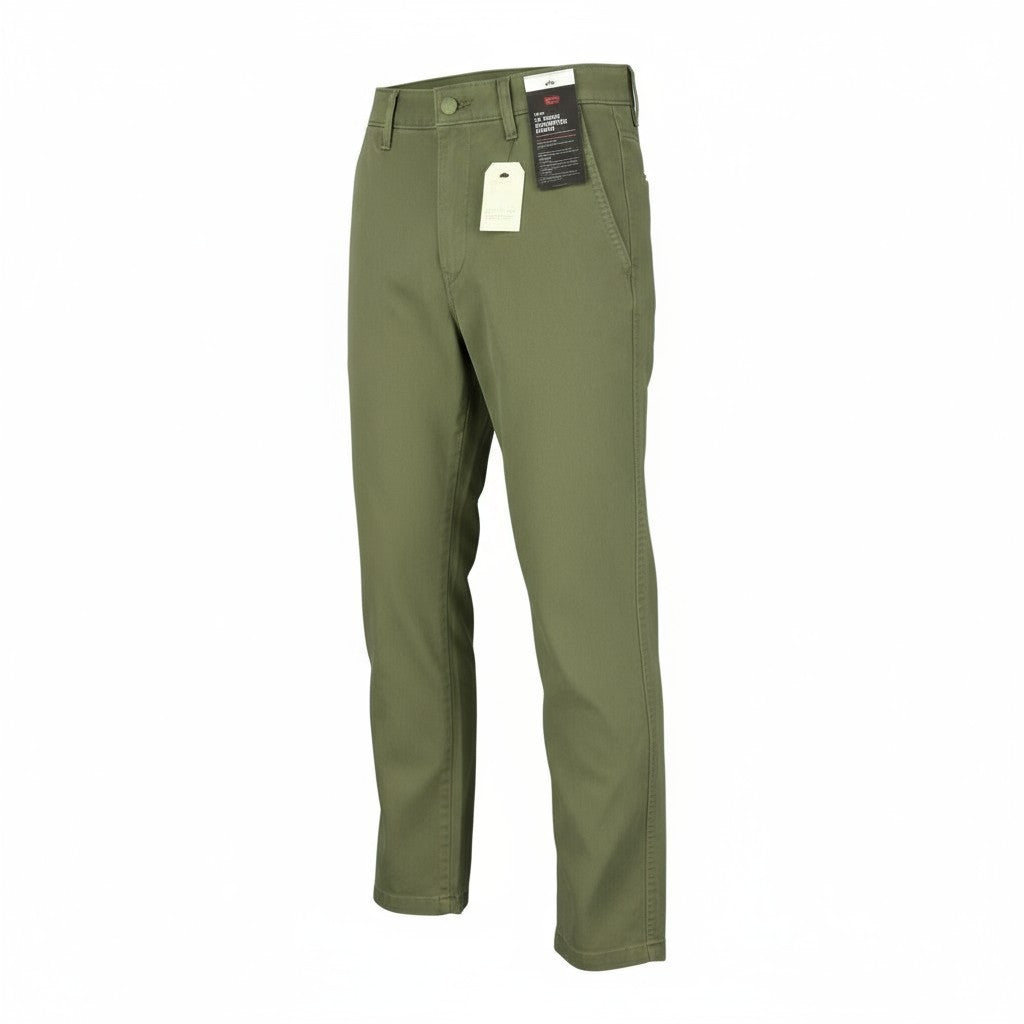LEVI'S XX Chino Men Trousers W29/L32 Khaki Green Authentic Fit Big E