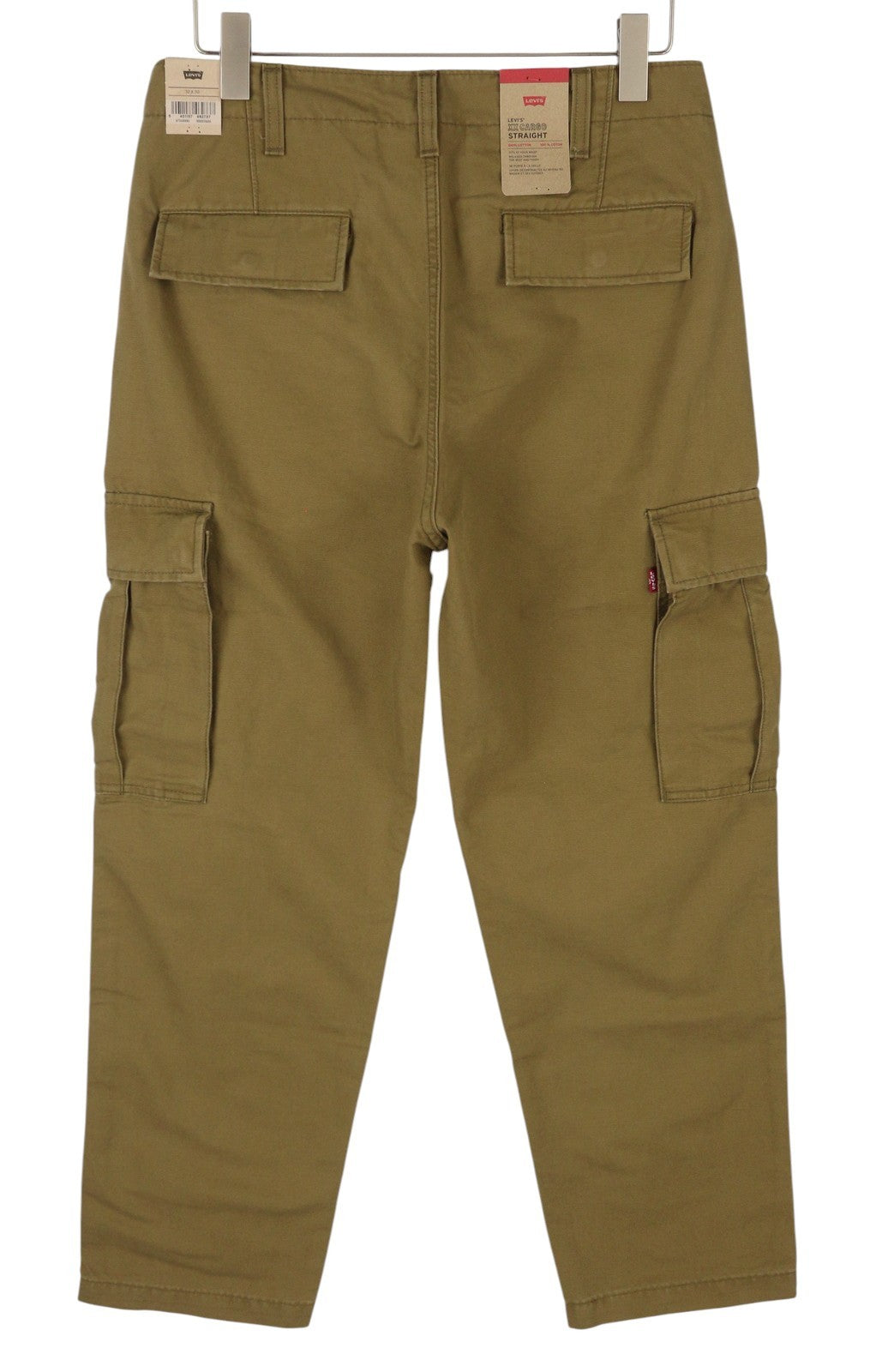 LEVI'S XX Cargo Men Trousers W32/L30 Brown Straight Zip Fly Utility Pockets