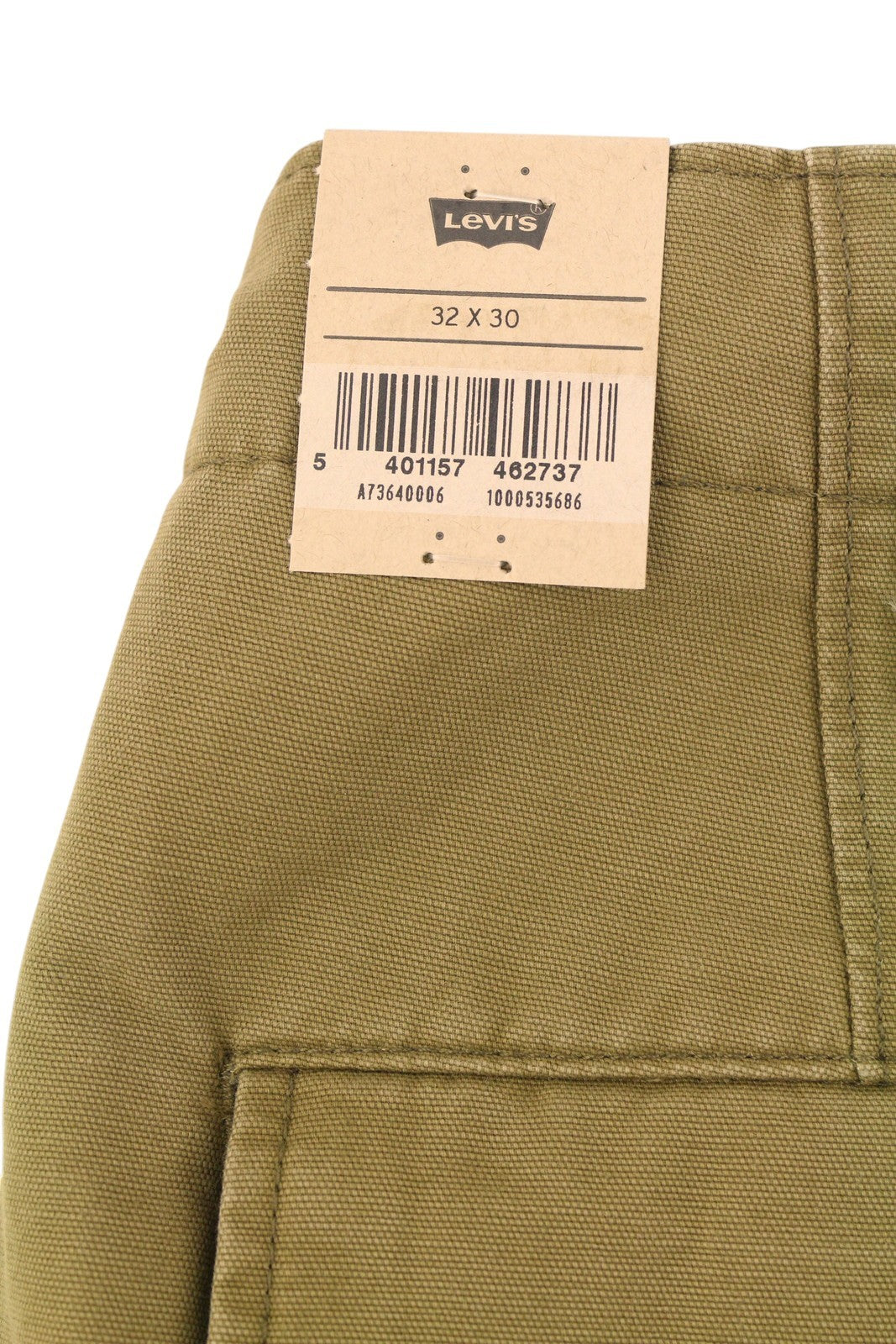 LEVI'S XX Cargo Men Trousers W32/L30 Brown Straight Zip Fly Utility Pockets
