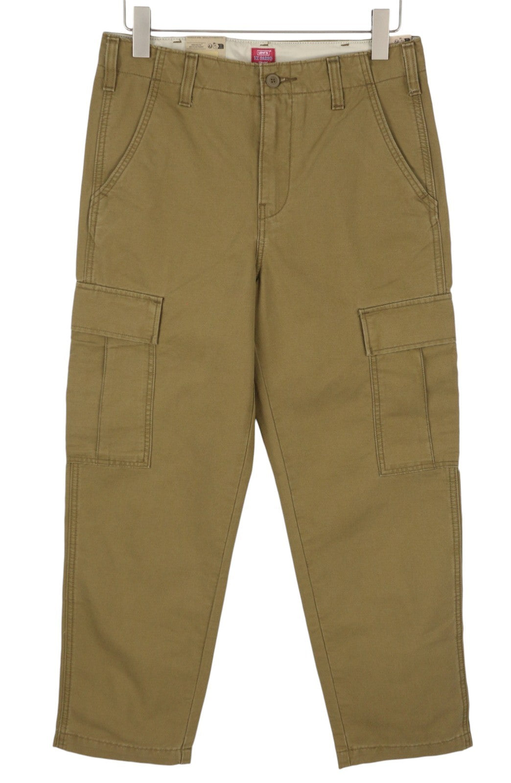 LEVI'S XX Cargo Men Trousers W31/L30 Brown Straight Fit Zip Utility Pockets
