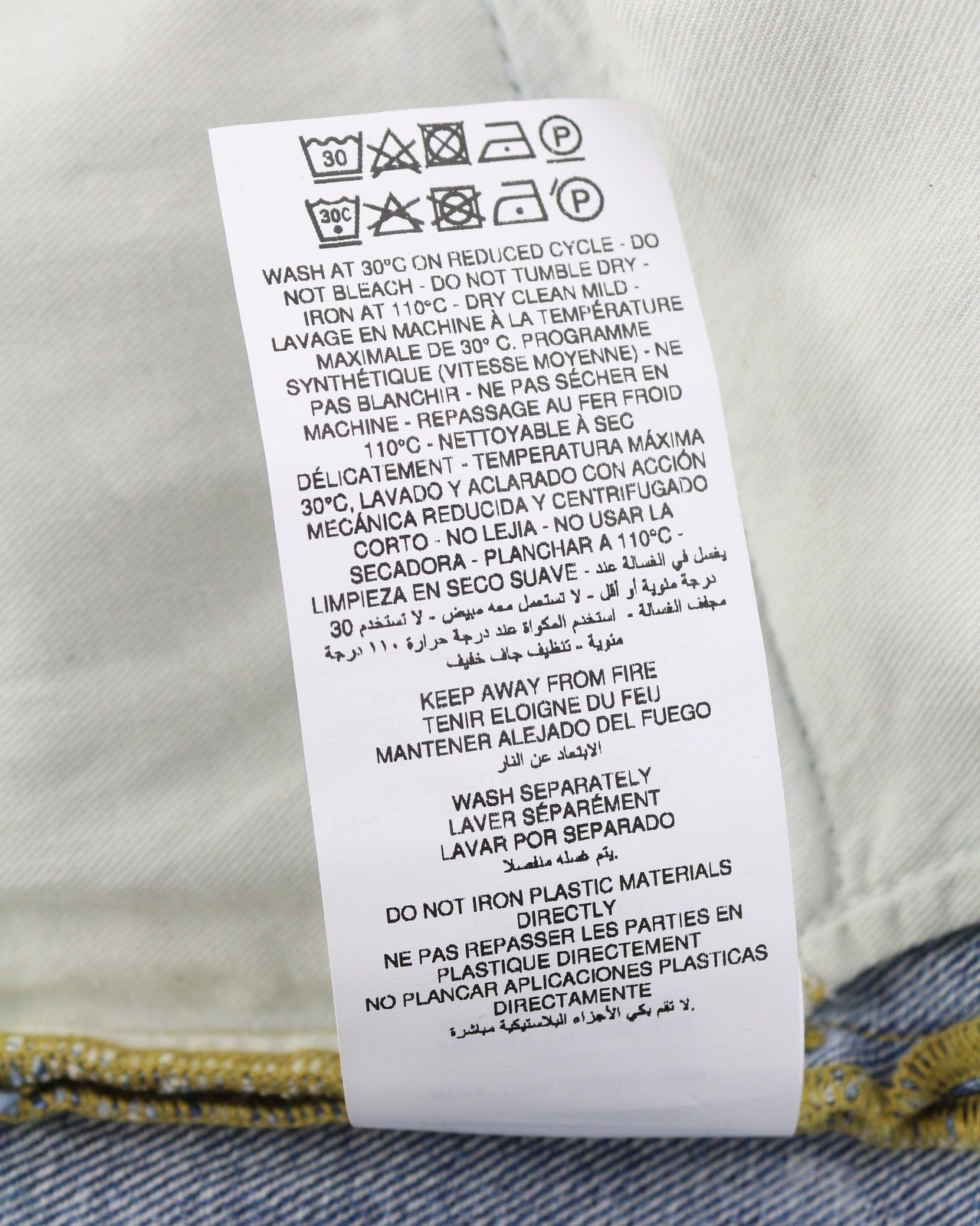 THE GIVING MOVEMENT Fifty Made Women Jeans W36 Blue Distress Limited Edition