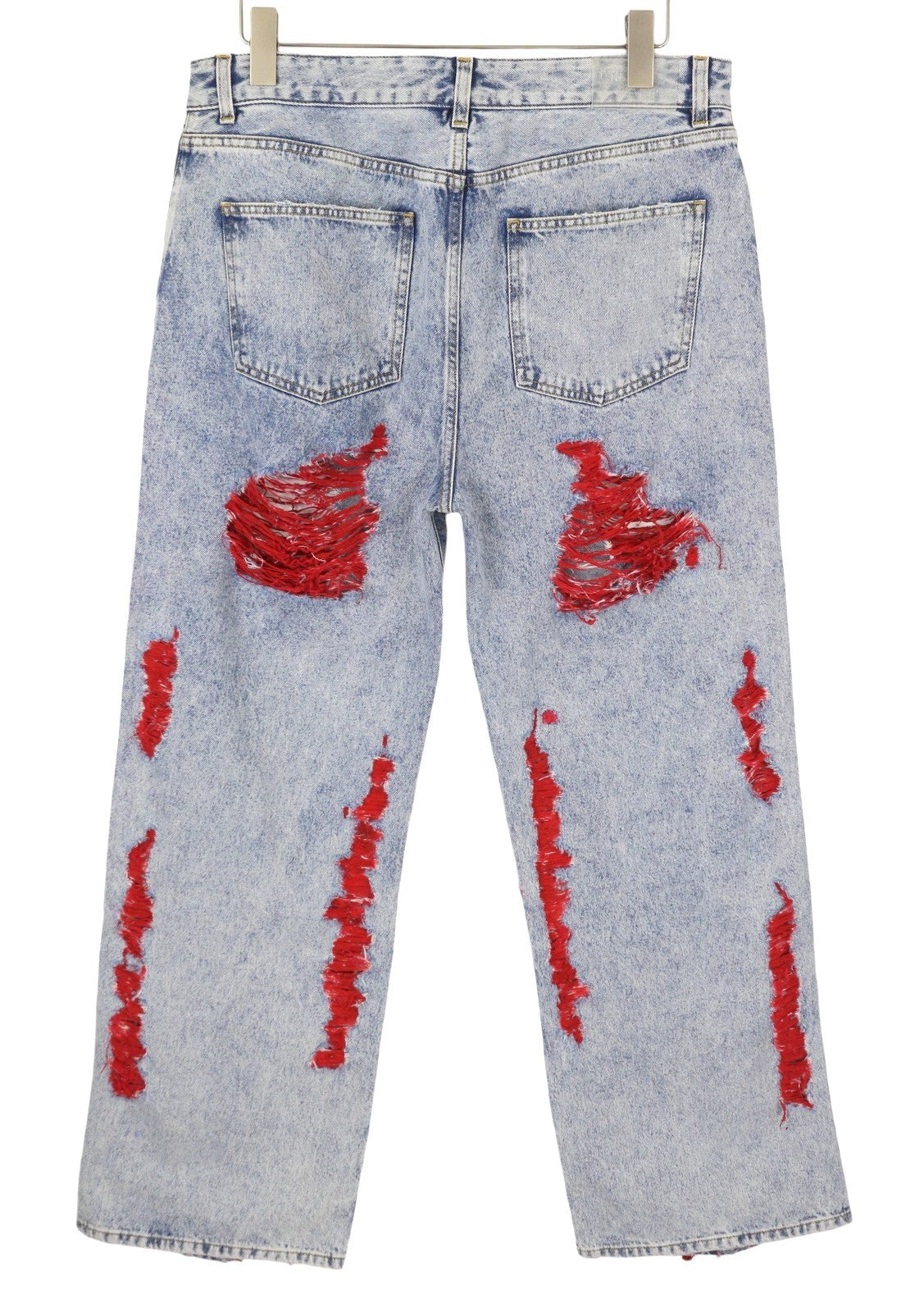 THE GIVING MOVEMENT Fifty Made Women Jeans W32 Blue Distress Limited Edition