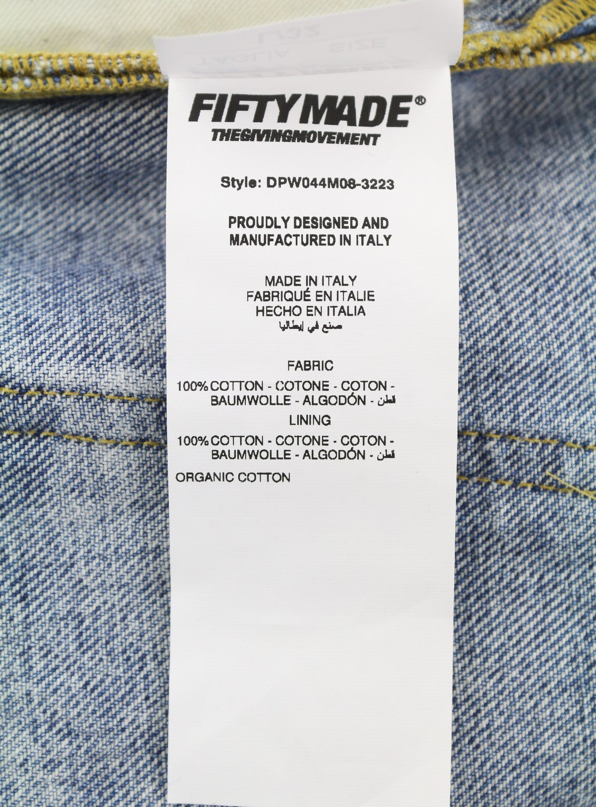 THE GIVING MOVEMENT Fifty Made Women Jeans W32 Blue Distress Limited Edition