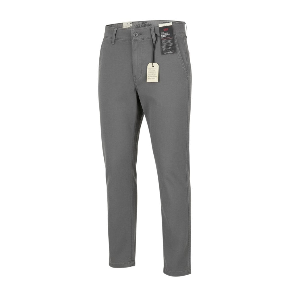 LEVI'S XX Chino Men Trousers W28/L32 Grey Big E Taper Stretch Zip Fly