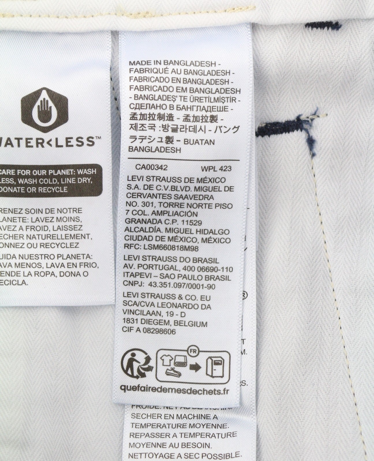 LEVI'S XX Chino Men Trousers W29/L32 Dark Blue Big E Stretch Straight Zip Fly