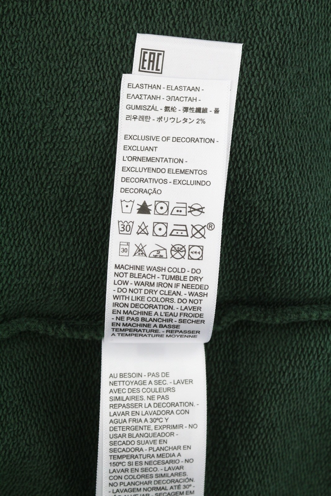 LEVI'S Relaxed Fit Men Sweatshirt XL Green Crew Embroidered Logo Pull On