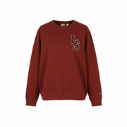 LEVI'S Standard Fit Men Sweatshirt 2XL Red Crew Neck Front Logo Pull On
