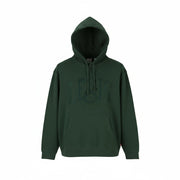 LEVI'S Relaxed Fit Men Hoodie S Green Embroidered Logo Kangaroo Pull On