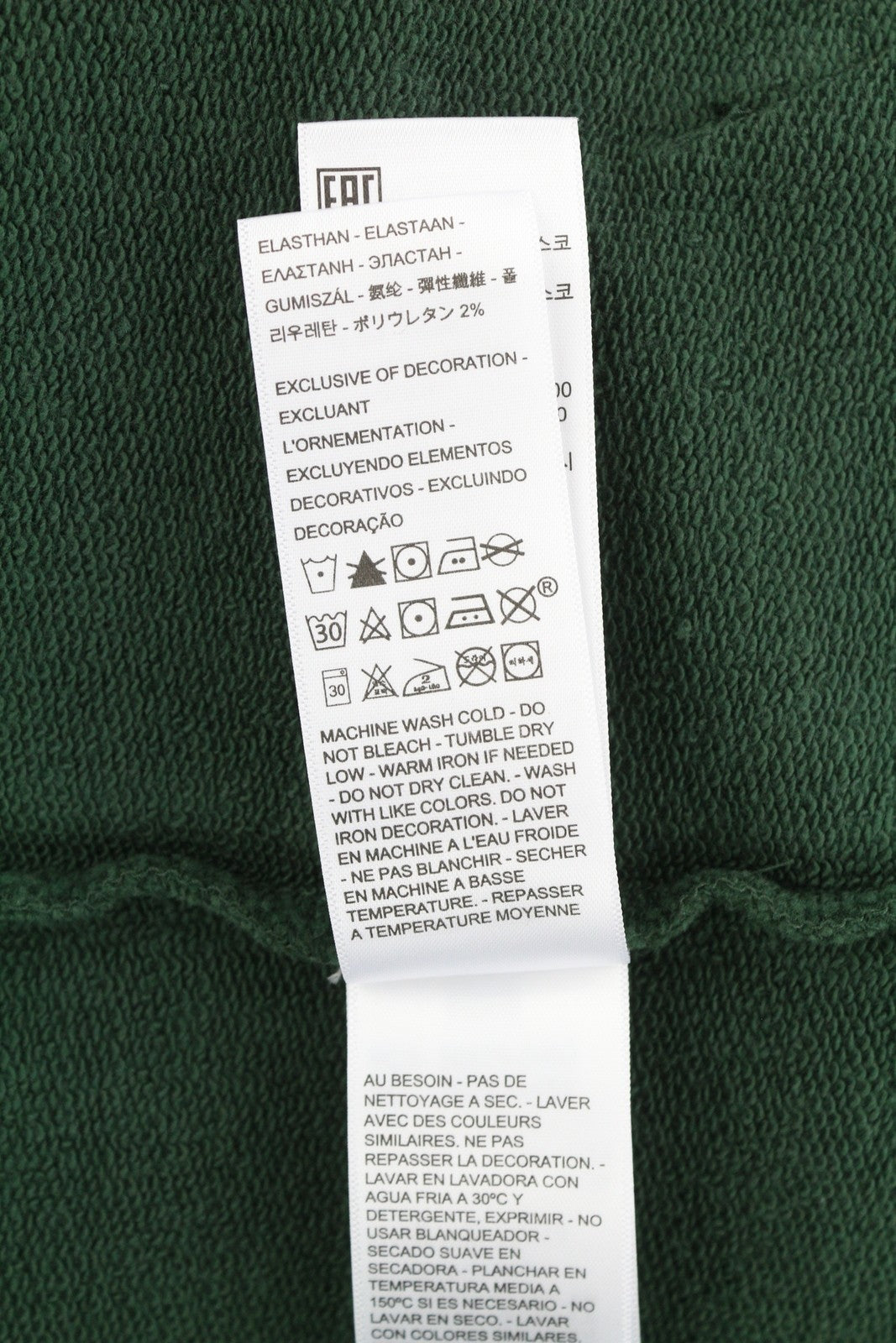 LEVI'S Relaxed Fit Men Hoodie S Green Embroidered Logo Kangaroo Pull On