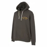 SUPERDRY Tattoo Back Graphic Men Hoodie M Grey Loose Kangaroo Pull On