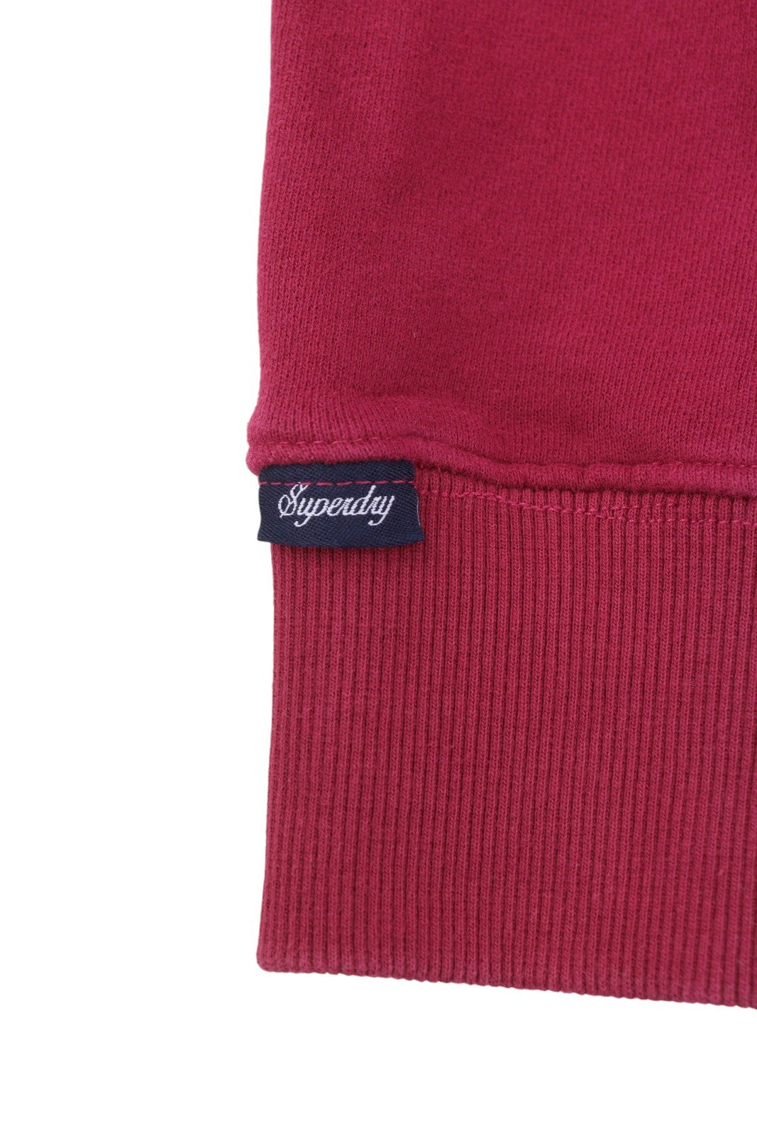 SUPERDRY Lo-Fi Outdoors Relaxed Men Hoodie M Red Washed Kangaroo Pull On