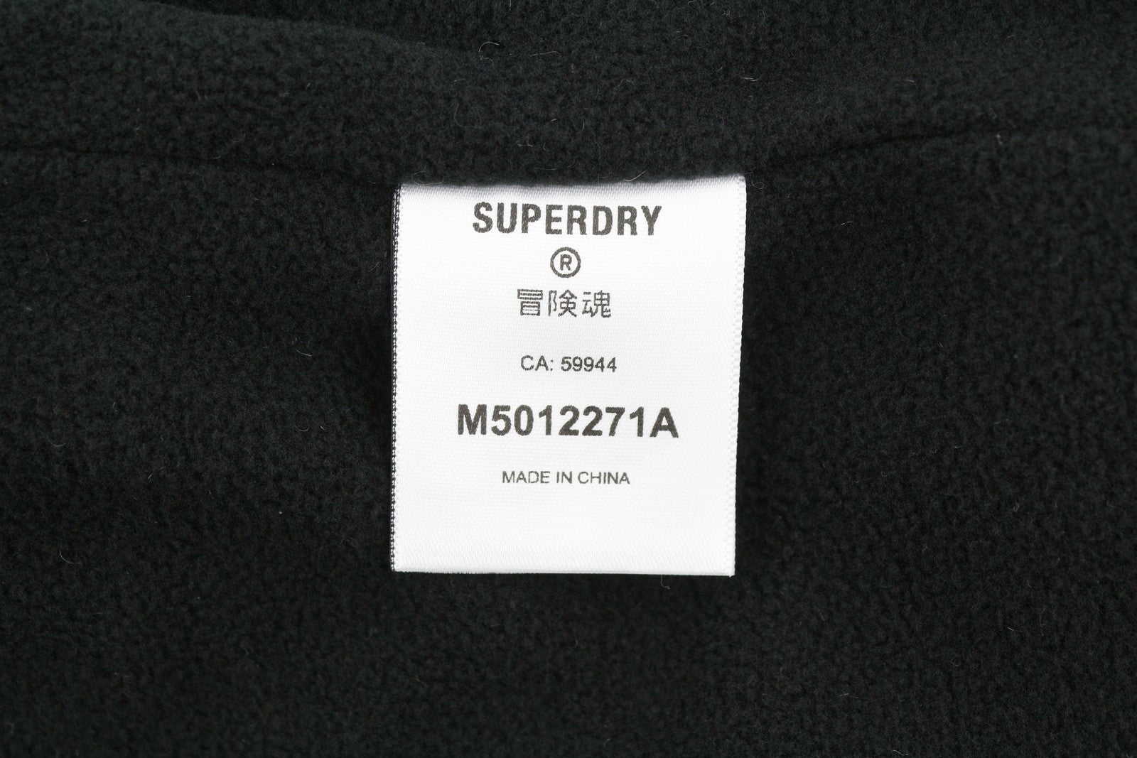 SUPERDRY Quilted Estate Country Men Jacket M Black Lightweight Snap Buttons