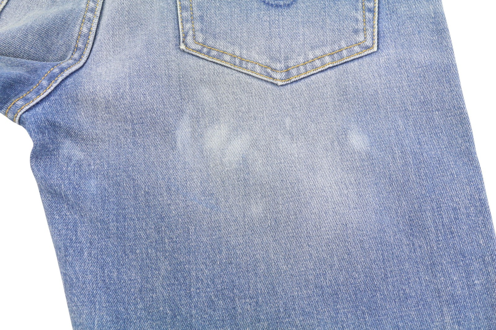 R13 Boy Straight W Rips Women Jeans 29 Jasper Stretch Low Rise Cropped Blue