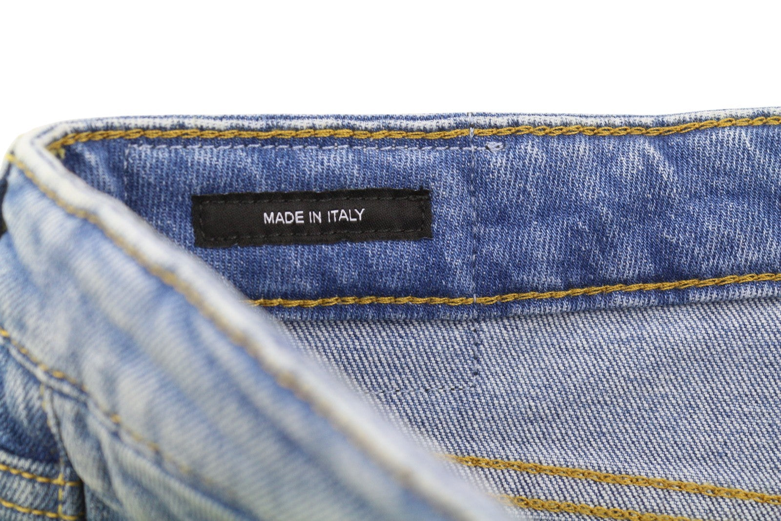 R13 Boy Straight W Rips Women Jeans 29 Jasper Stretch Low Rise Cropped Blue