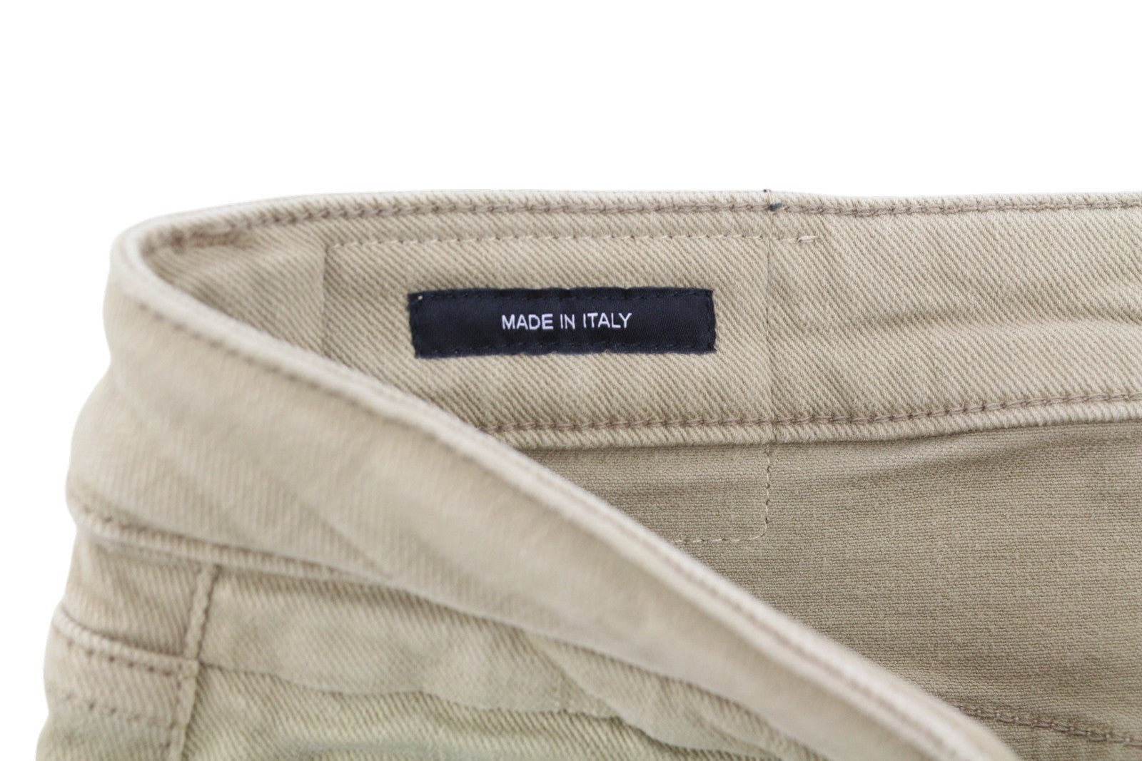 R13 Women Jeans W28 Beige Faded Stretch Cropped Ankle Zipper