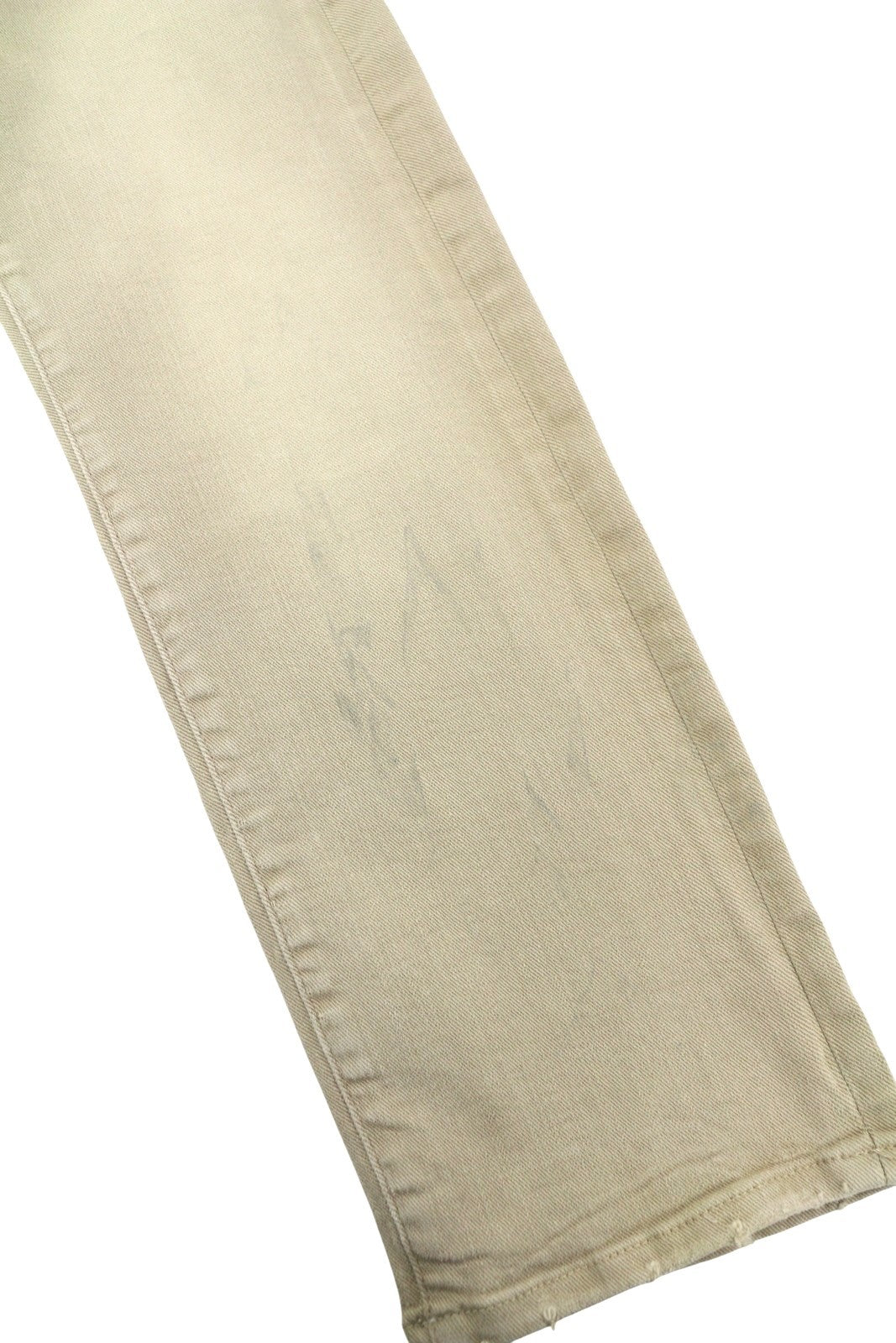 R13 Women Jeans W28 Beige Faded Stretch Cropped Ankle Zipper