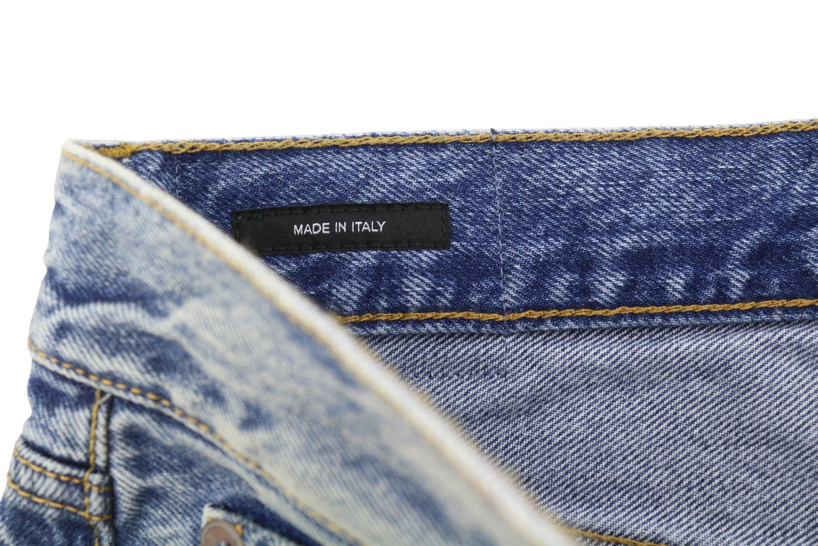 R13 Boyfriend Women Jeans 28 Jasper Blue Cropped Whiskered FW25 RRP699